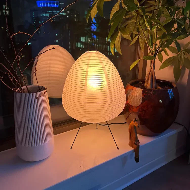 Akari Tulip Japanese Table or Floor Lamp