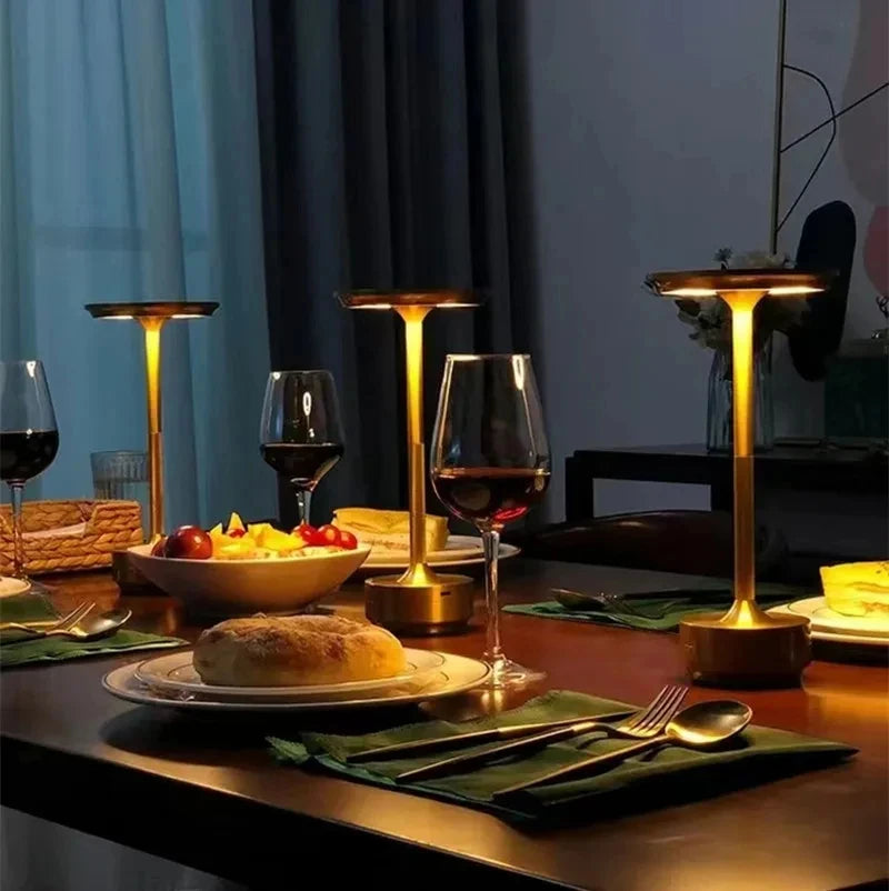 Aurora Inox Rechargeable Table Lamp