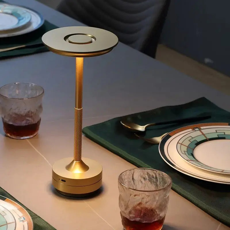 Aurora Inox Rechargeable Table Lamp