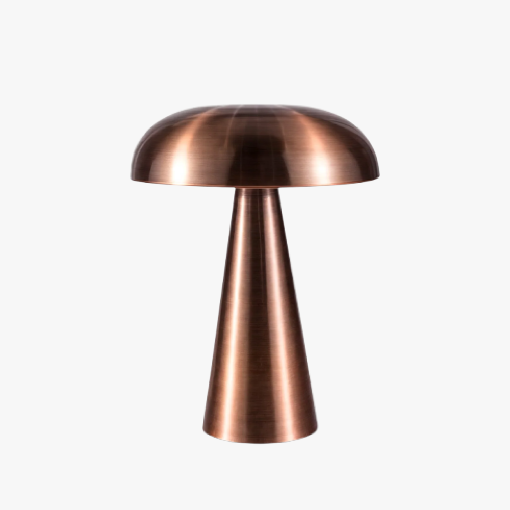 Vexpera Inox Rechargeable Mushroom Table Lamp